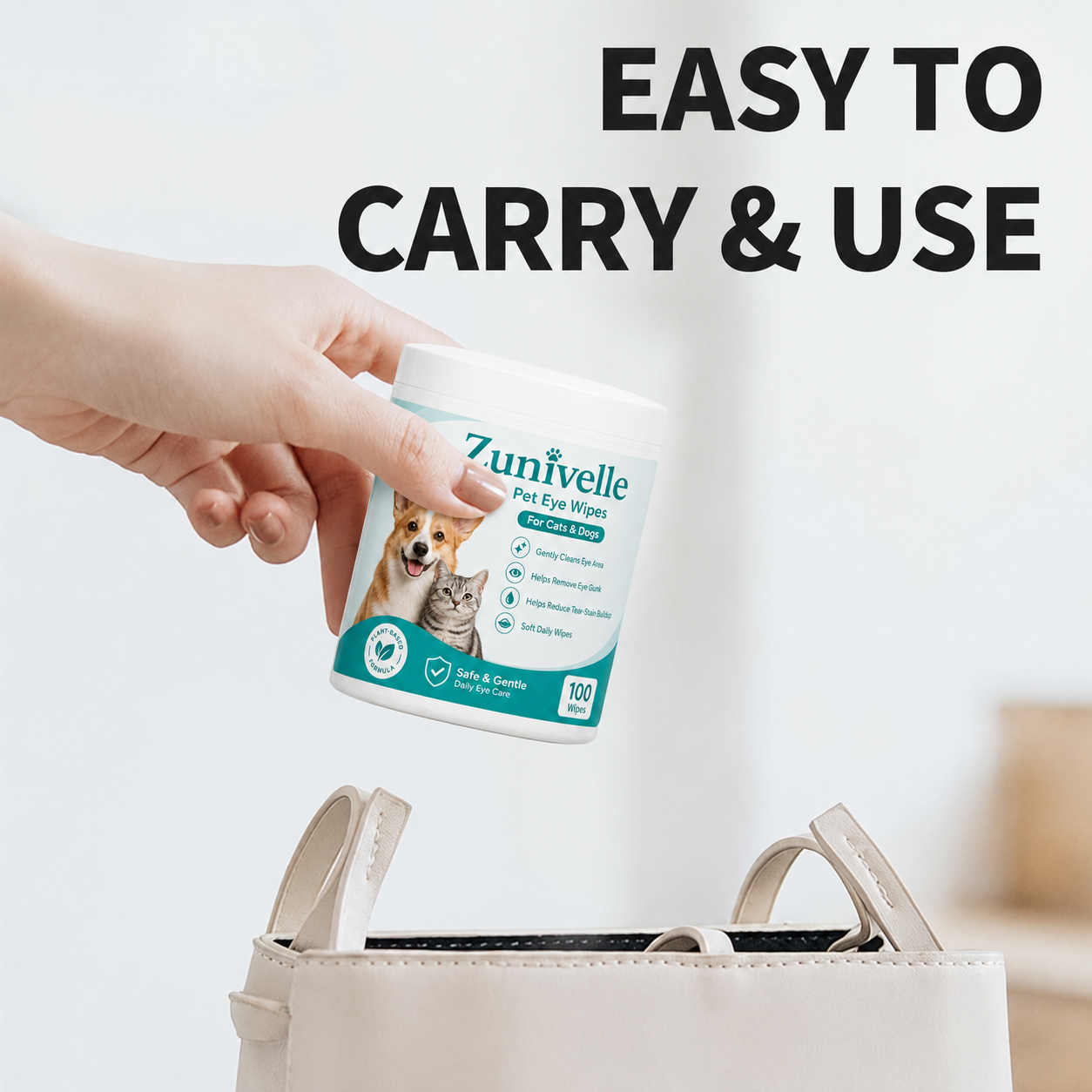 Wipe Away the Crust, Gunk & Rusty Tear-Stain Look.